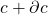 c+\partial c