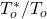 T_o^*/T_o