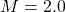 M=2.0