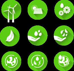 sustainability icons, icons, set